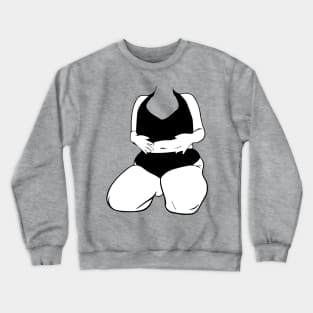 Obesity In Women - Big Girls So Cute Crewneck Sweatshirt